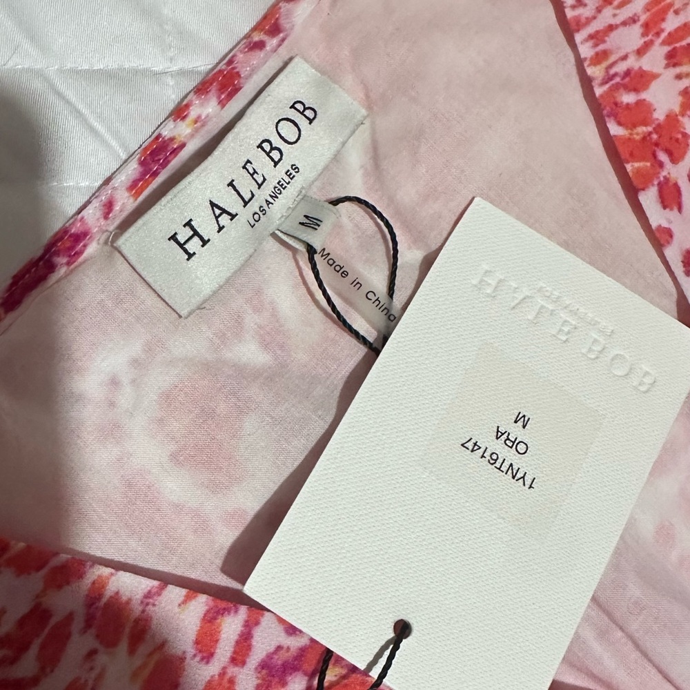 Hale Bob The Mile Kallie Chiffon Pink Floral Ruffle Maxi Dress - Picture 4 of 5
